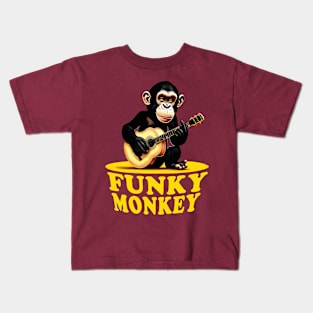 OG GUITARIST - Funky Monkey Kids T-Shirt